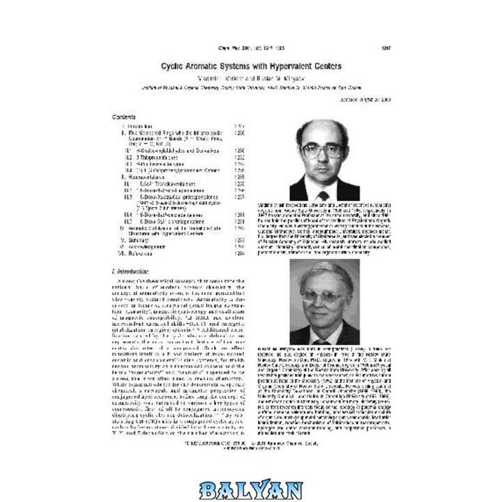 دانلود کتاب Cyclic Aromatic Systems with Hypervalent Centers